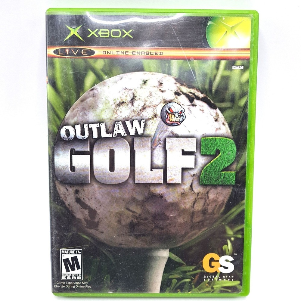 Outlaw Golf 2 Xbox Video Game Complete With Disc Case Manual Tested‎ NTCS